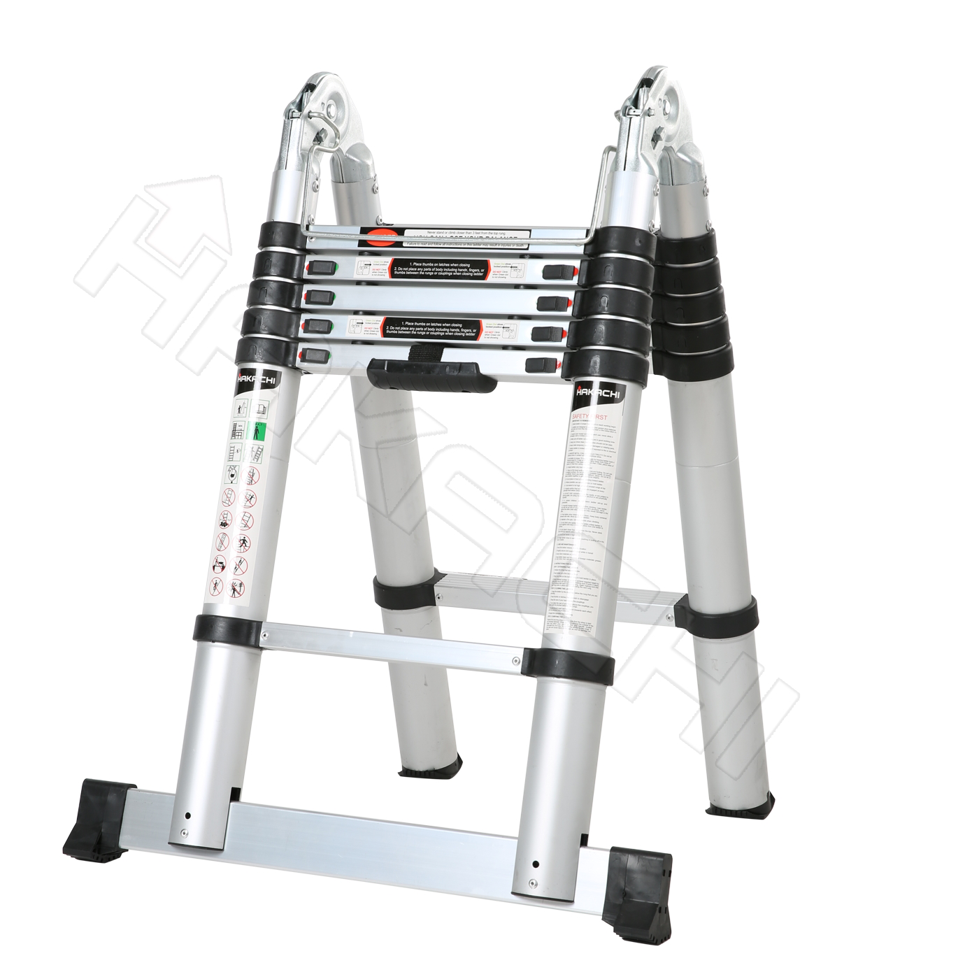 Thang nhôm rút đôi HAKACHI HM24CP