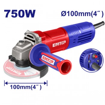 100mm Máy mài góc 750W Emtop EAGR07542