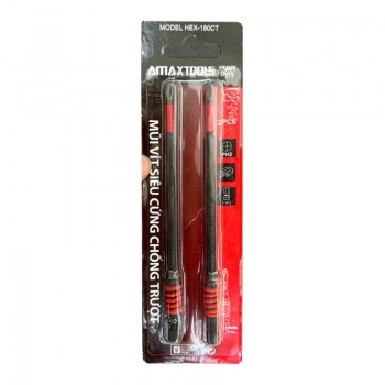 Bộ 2 mũi vít bake PH2 Amaxtools HEX-150CT