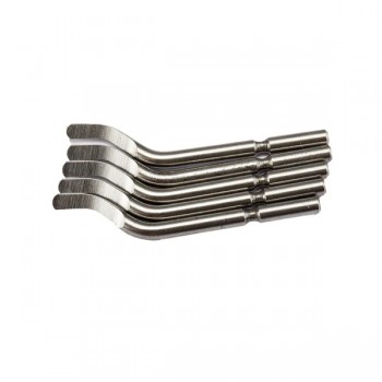 Bộ 5 lưỡi dao nạo ba-via ống kim loại thép HSS loại trung bình SATA 93455
