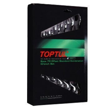 Bộ cờ lê vòng miệng 75 độ mờ 8 món Toptul GAAE0811