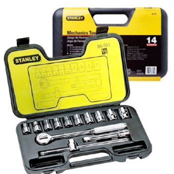 Bộ khẩu 14 chi tiết 1/4" Stanley 86-501