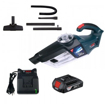 Bộ Máy Hút Bụi Dùng Pin 18V Bosch GAS 18V-1 (1 Pin 2.0Ah & Sạc)
