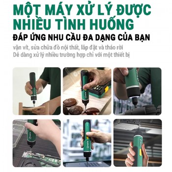 Bộ máy vặn vít dùng pin Sata 151051 (32 chi tiết)