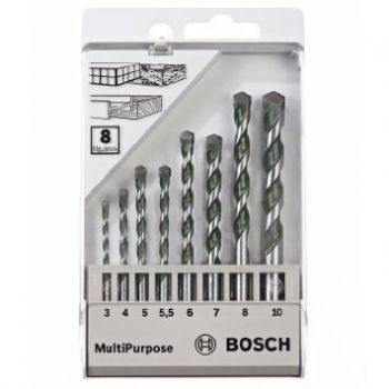 Bộ mũi khoan đa năng 8 cây Bosch 2608680799