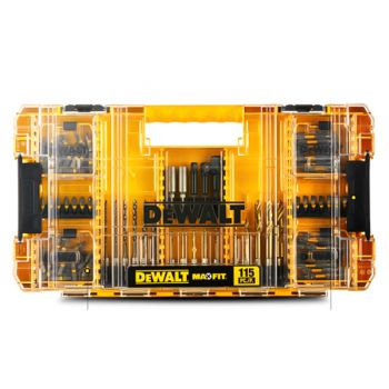 Bộ mũi khoan và mũi vít 115 chi tiết DeWalt DWACS115