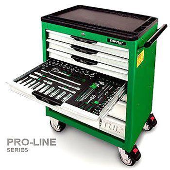 Bộ tủ 7 ngăn màu đỏ 279 chi tiết Toptul GV-27906