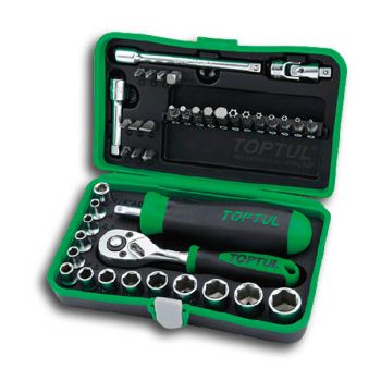 Bộ tuýp tổng hợp 1/4" 41 món Toptul GADW4101