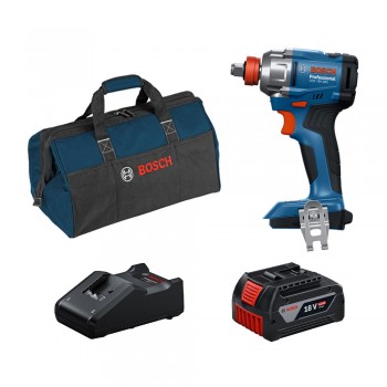 Combo Máy vặn vít và bu lông Bosch GDX 18V-285 + 1 Pin 4.0Ah + 1 Sạc Nhanh