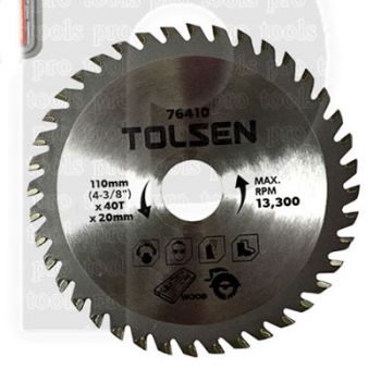 Đĩa cắt gỗ 110mm Tolsen 76410