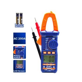 Kìm đo AC kỹ thuật số 200A- 2000 số đếm Wadfow WDM6501