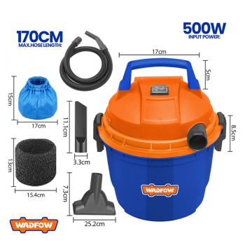 Máy hút bụi 500W-6L Wadfow WVR1A06