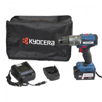 Máy khoan động lực dùng pin 18V Kyocera BPDX-1800 (1 Pin 3.0Ah & 1 Sạc)