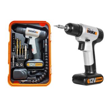 Máy khoan vặn vít dùng pin Li-ion 12V Worx Orange WX104.2