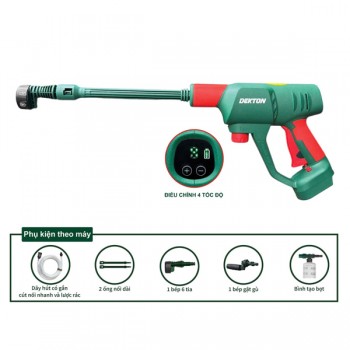 Máy rửa xe chạy pin Dekton M21-SRX1406PROMAX (chưa pin và sạc)