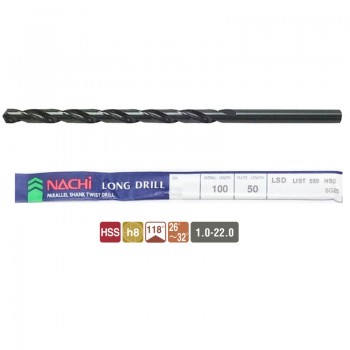 Mũi khoan sắt dài 5.7X200mm Nachi List 550