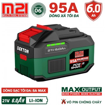Pin Dekton 21V 6.0Ah/95A M21-B6095PROMAX