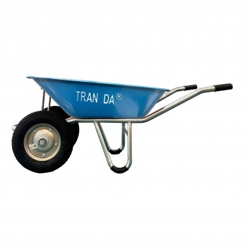 Xe rùa 2 bánh thùng tôn sườn ống phi 34 dày 1.5mm Trần Đà XR.N015.017