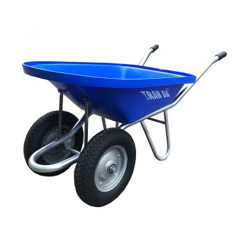 Xe rùa 2 bánh thùng tôn sườn ống phi 34 dày 1.5mm Trần Đà XR.N015.017