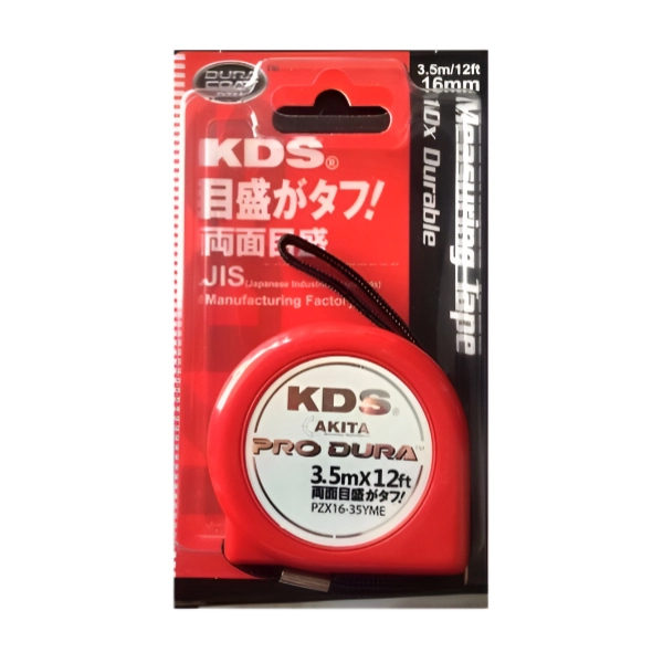 3.5m Thước cuộn thép KDS PZX16-35YME (Hệ Inch)