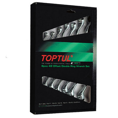 Bộ cờ lê 2 đầu vòng 8 món TOPTUL GAAE0815