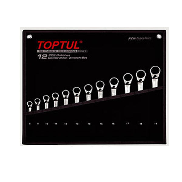 Bộ cờ lê vòng miệng tự động 12 món TOPTUL GPAQ1203