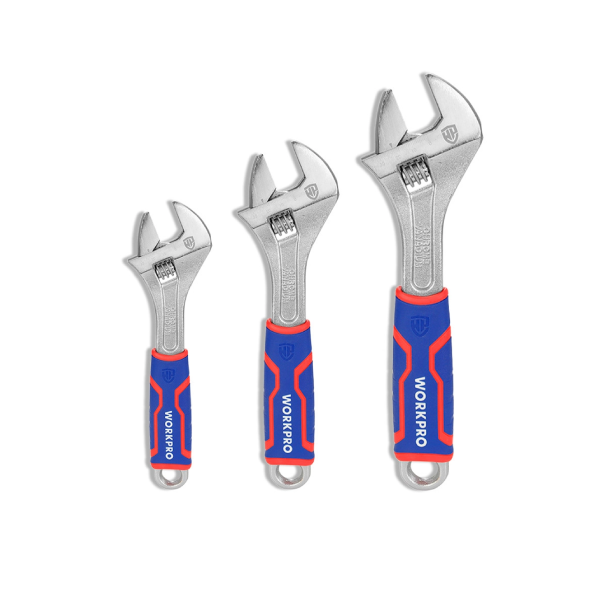 Bộ mỏ lết (bộ cờ lê điều chỉnh được) bằng thép CR-V Workpro WP202515
