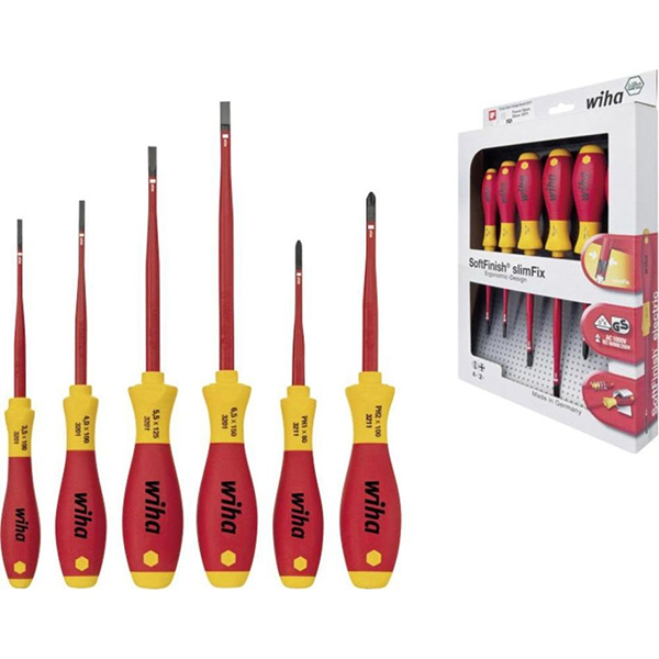 Bộ tô vít cách điện 1000V 6 chi tiết Wiha 35389