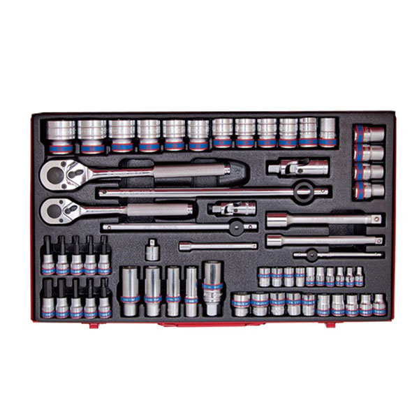 Bộ tuýp 62 chi tiết hệ mét Kingtony 9063MR (1/4" + 3/8” + 1/2")