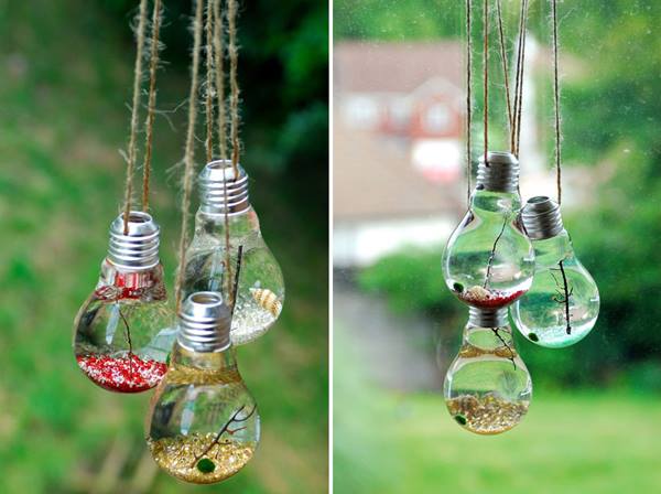 Cách Làm Chậu Hoa Từ Bóng Đèn Cực Đơn Giản