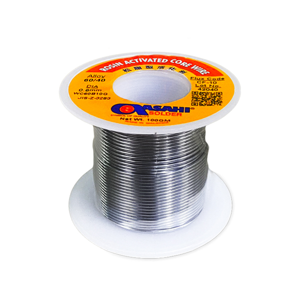 Chì hàn 0.6mm Asahi Sn60Pb40 CF-10 (Cuộn 100g)