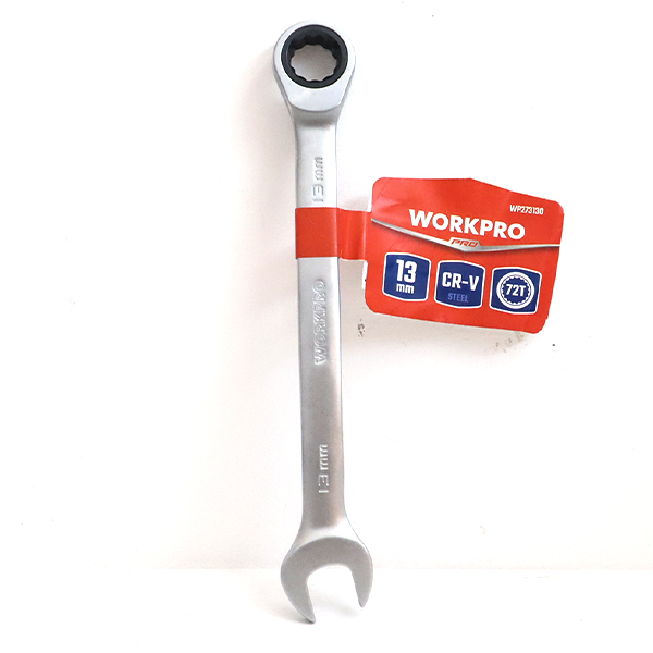 Cờ lê kết hợp 2 đầu, vặn có răng size 12mm Workpro WP273129