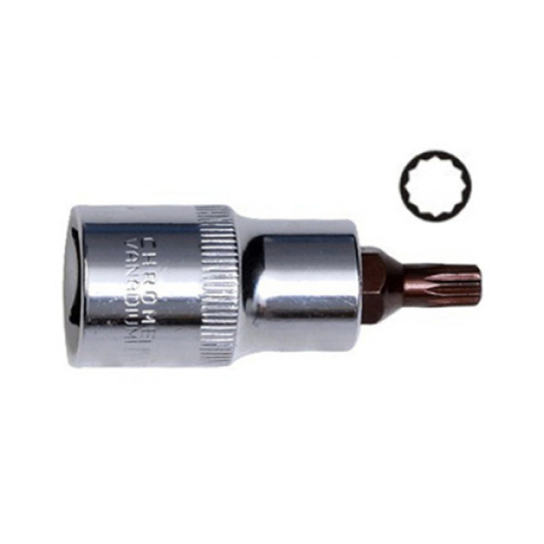 Đầu tuýp gắn mũi bông 12 cạnh M8 x 55mm Asaki AK-7294