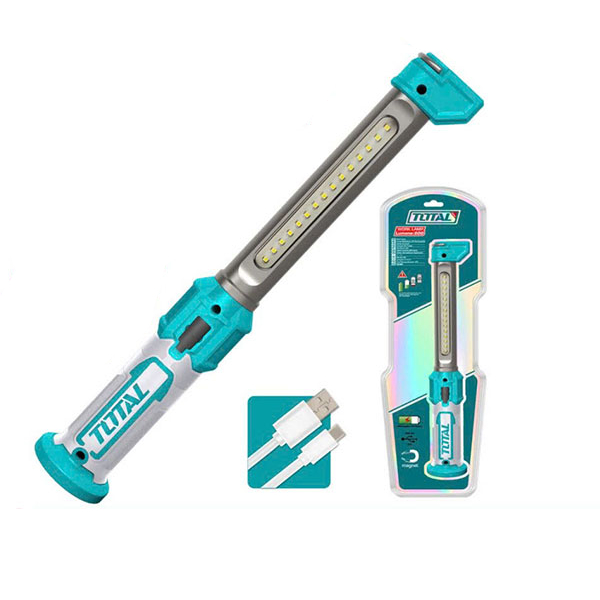 Đèn làm việc dùng pin sạc type C Total TWLI043006