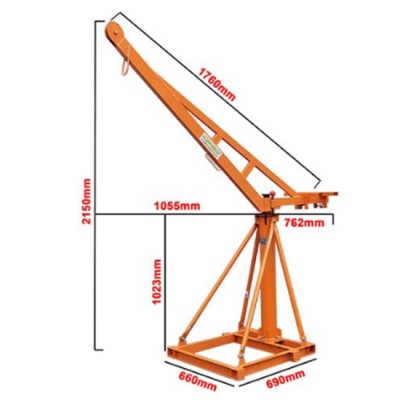 Khung cẩu xoay 360° 500kg KENBO