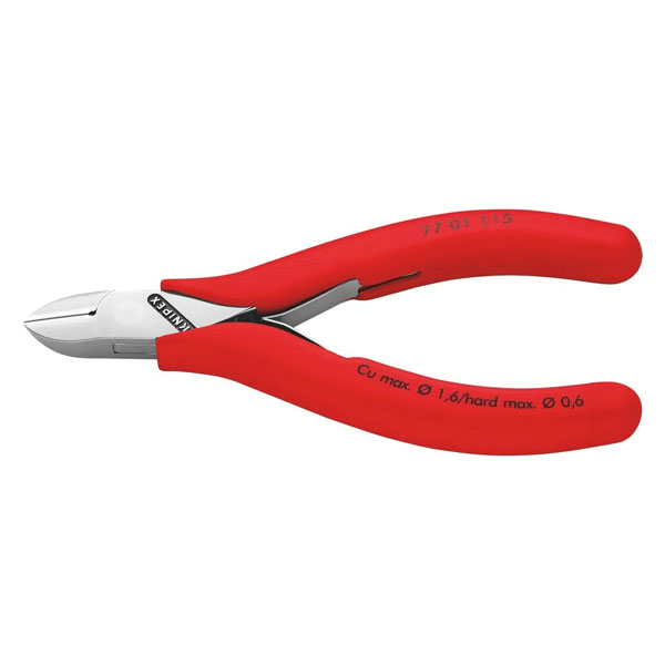 Kìm cắt linh kiện mạch điện tử 115mm KNIPEX 77 01 115
