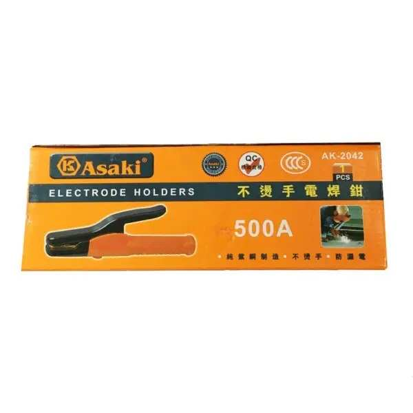 Kìm hàn điện 500A kiểu Nhật ASAKI AK-2042