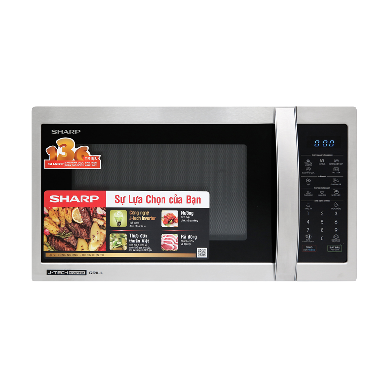 Lò Vi Sóng Có Nướng 25 Lít Sharp R-G52XVN-ST