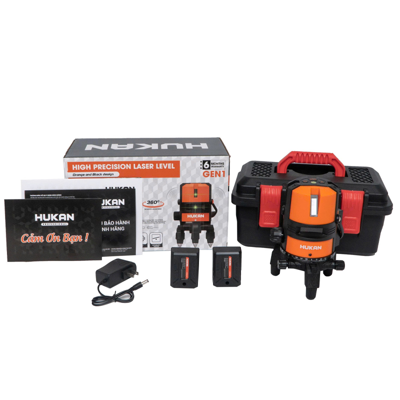 Máy cân bằng laser 5 tia xanh Hukan G1-T82