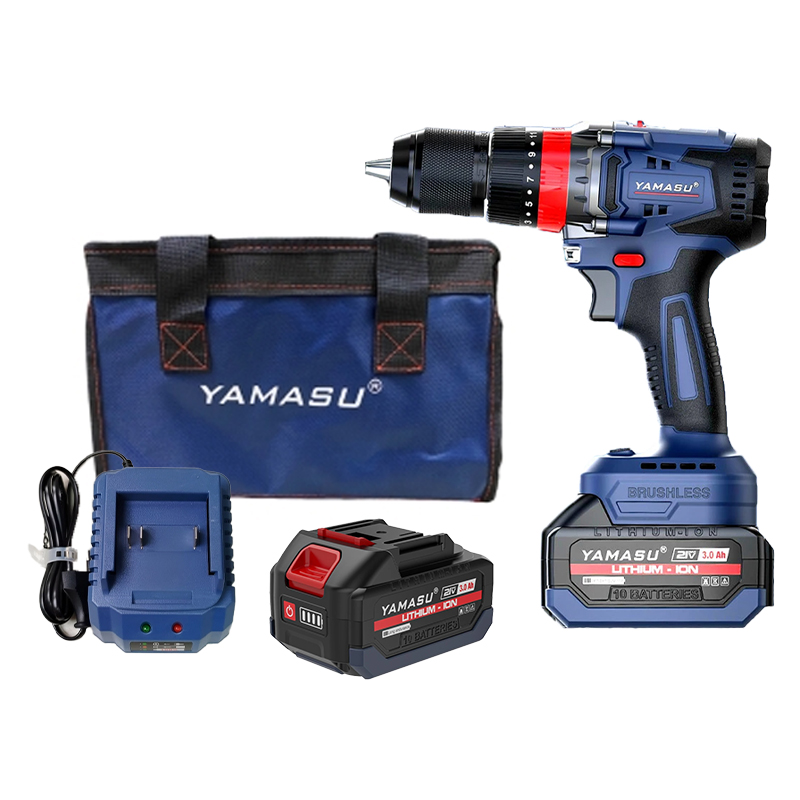 Máy khoan động lực dùng pin 21V Yamasu YMS-MKP1013BG2W (2 Pin 3.0Ah & Sạc)