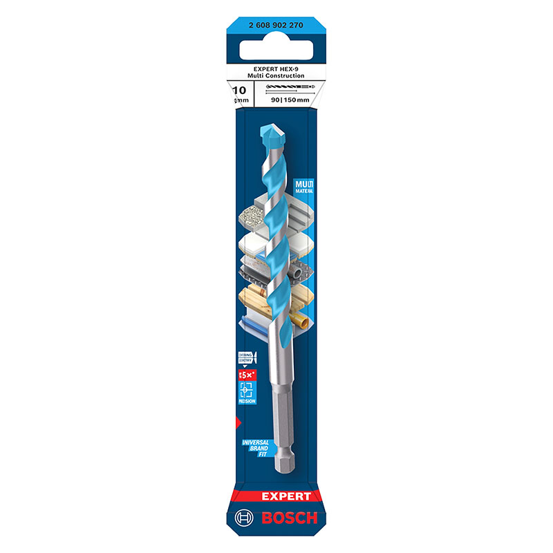 Mũi khoan đa năng Hex-9 Bosch 2608902270 (10x150mm)