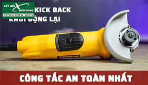 [Review] Khám Phá Công Tắc An Toàn Nhất Trên Máy Mài Góc Dewalt DWE8200