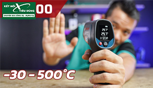 [Review] Máy Đo Nhiệt Độ Laser Bosch GIS 500, Đo Tới 500 Độ C, Đo Được Từ Xa