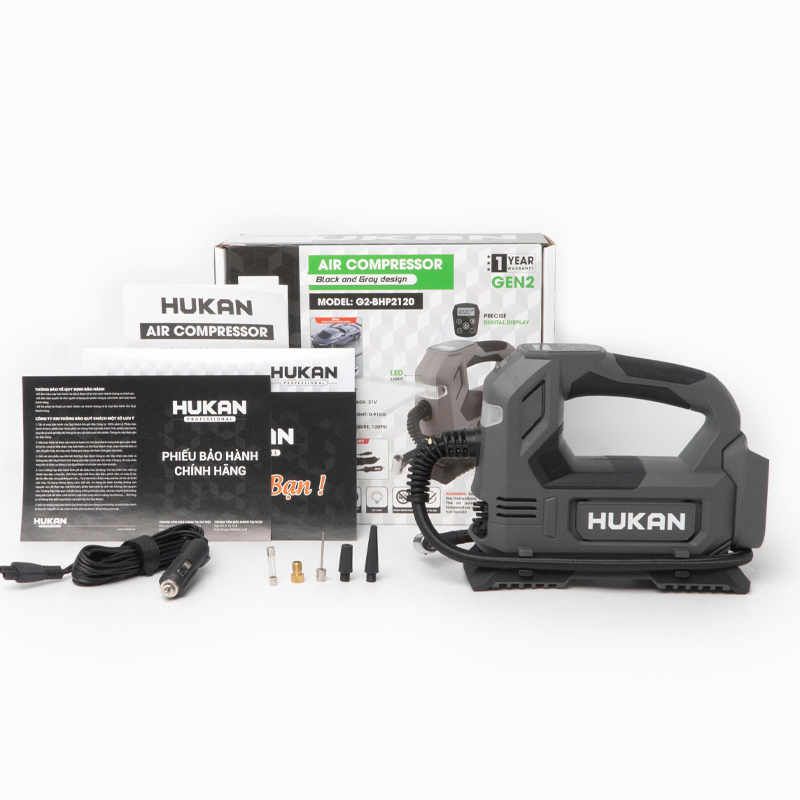 Thân máy bơm hơi dùng pin 21V Hukan G2-BHP2120