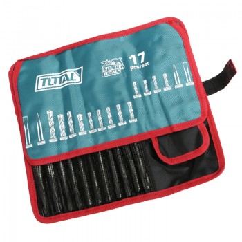 Bộ 17 mũi bê tông và mũi đục đầu gài SDS Plus Total TACSD91701