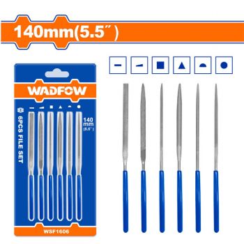 Bộ 6 giũa tiện dụng WadFow WSF1606 140mm(5.5")