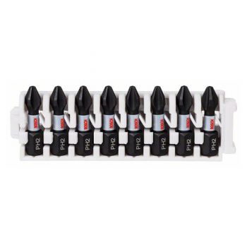 Bộ 8 mũi vít PH 2 ngắn 25mm Bosch 2608522324