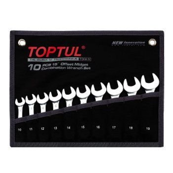 Bộ cờ lê vòng miệng sao 10 món Toptul GAAA1001