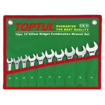 Bộ cờ lê vòng miệng sao 10 món Toptul GAAA1001