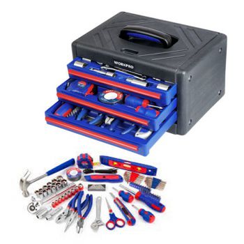 Bộ công cụ dụng cụ các loại (1 set = 125 cái) Workpro WP209028